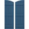 Ekena Millwork Americraft 5-Board (3 Batten) Wood Joined Board-n-Batten Shutters w/Ellipt Top, ARW401BE518X77HBH, PR ARW401BE518X77HBH - alternate 1